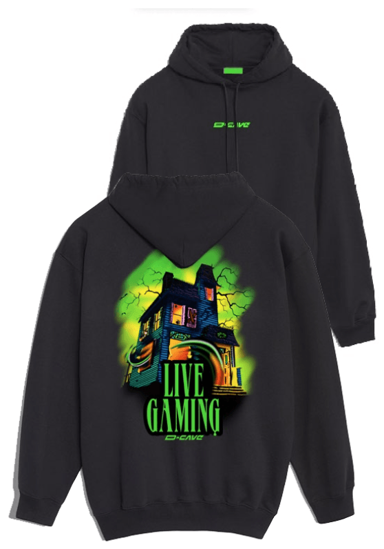 D-CAVE Haunted House Hoodie-Top-D-CAVE