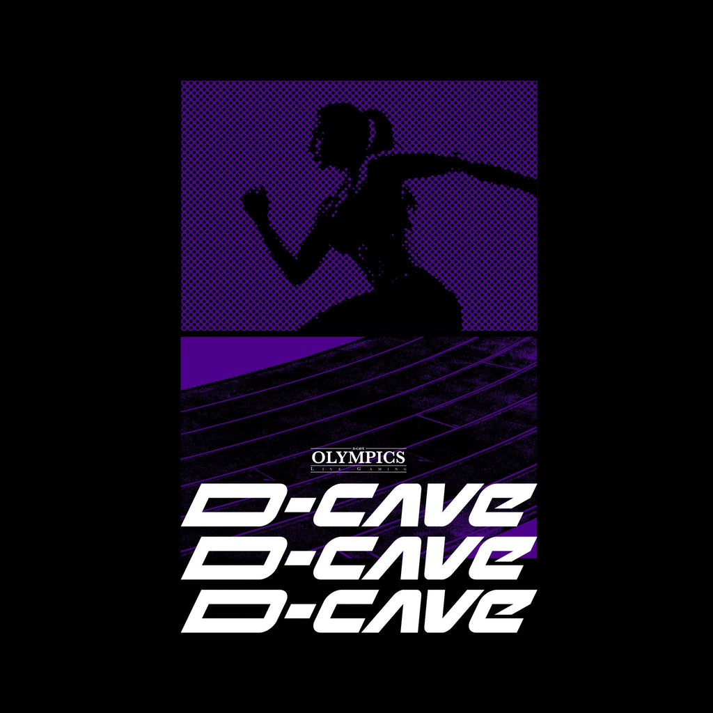 D-CAVE Olympics Black T-shirt-Top-D-CAVE